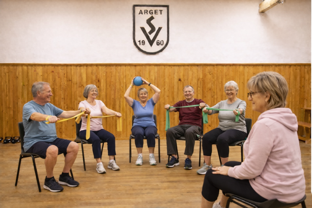 Sitzgymnastik für Senioren Kursfoto