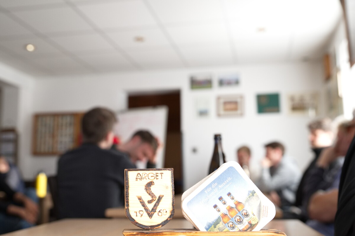 Stammtisch im SV Arget Vereinsheim