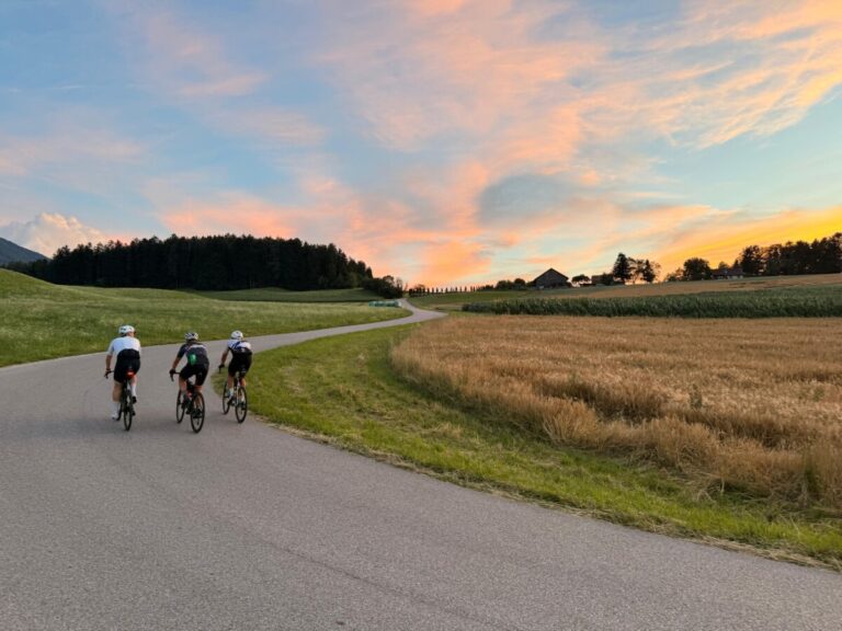 Mit dem Rennrad von Arget nach Venedig